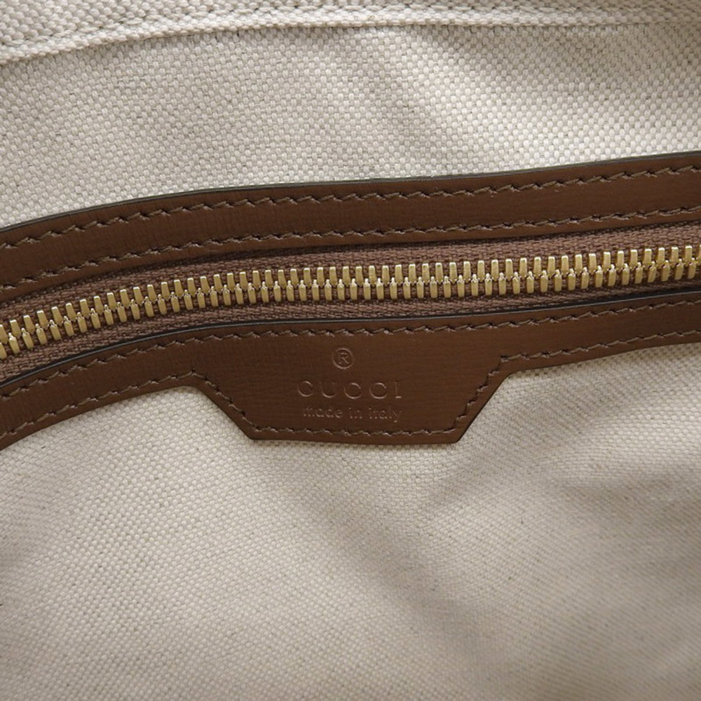 Gucci Shoulder Leather Brown Interlocking Bag - image 7